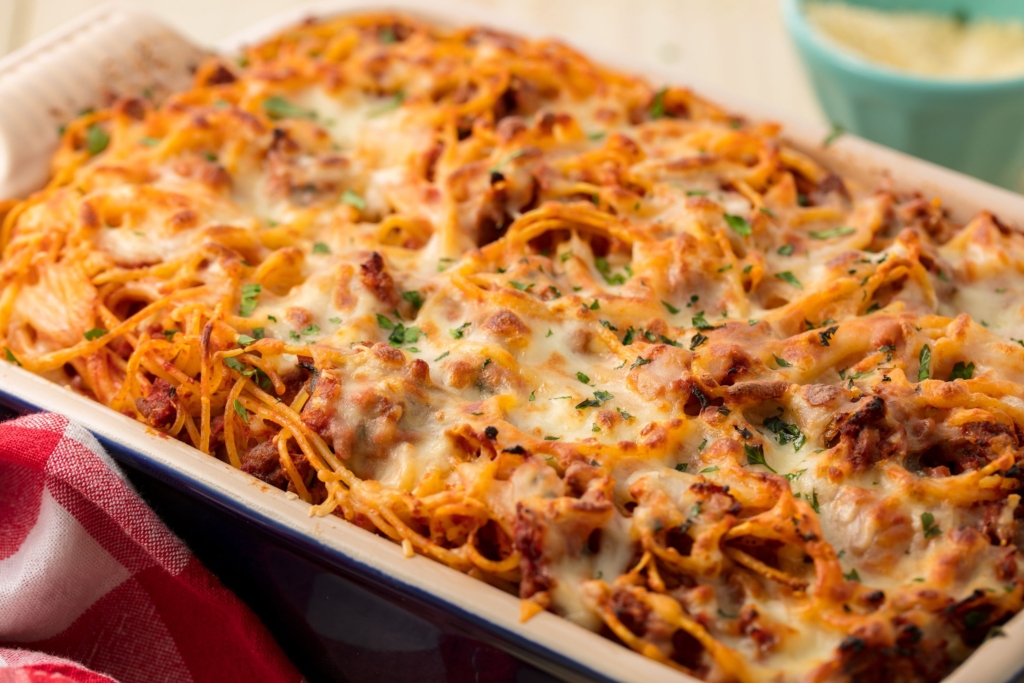 Baked Spaghetti Dish