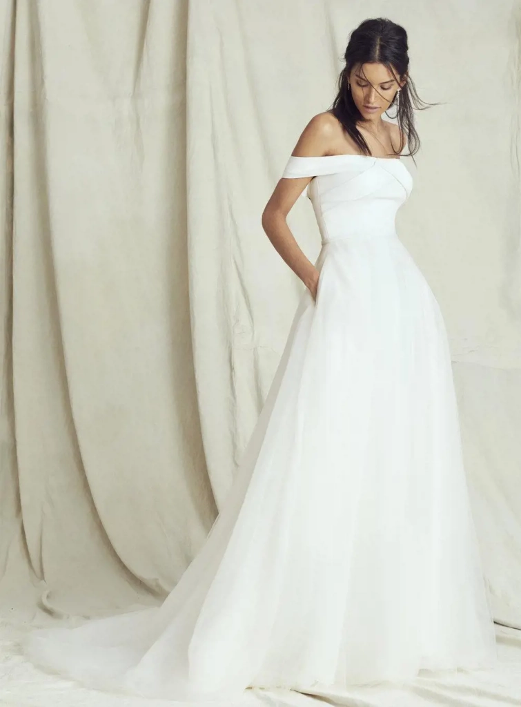 Off-Shoulder Wedding Dress