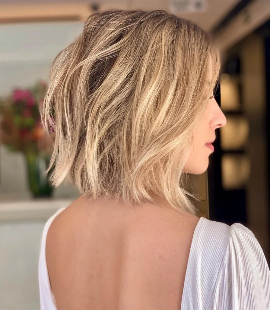 Blunt Shoulder-Length Cut