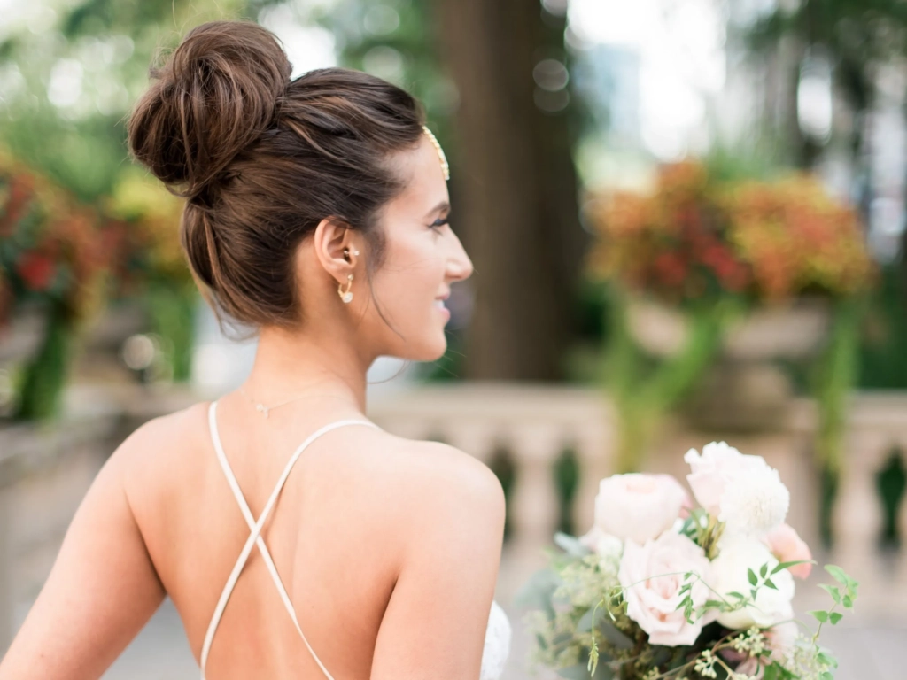 Messy Low Bun with Headband