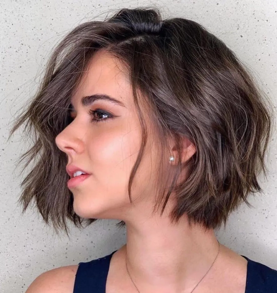 Tousled Wavy Bob