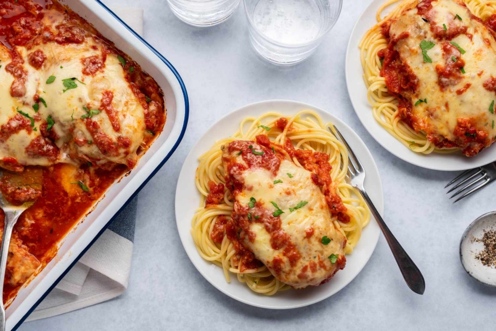 Easiest Crispy Chicken Parmesan