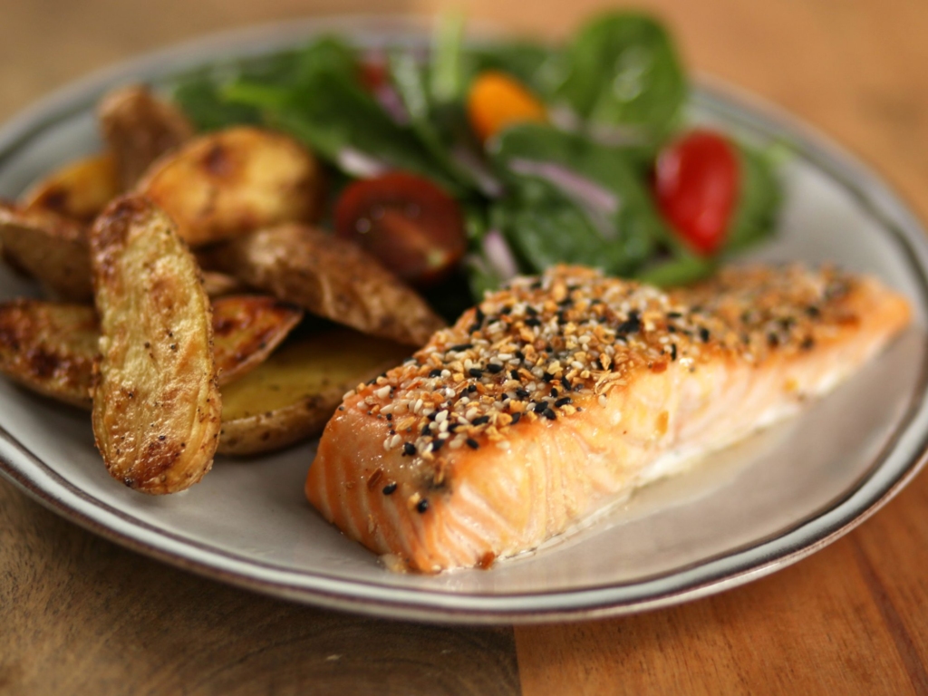 Everything Bagel Seared Salmon